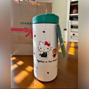 Hello Kitty Starbucks Christmas 2025 Tumbler New!